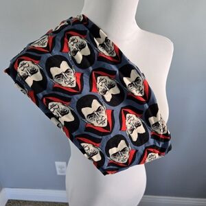 LuLaRoe Vampire Print Leggings with Blue and Red Accents